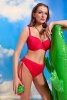 Figi kąpielowe Ava SF 256/2 Scarlet S-3XL